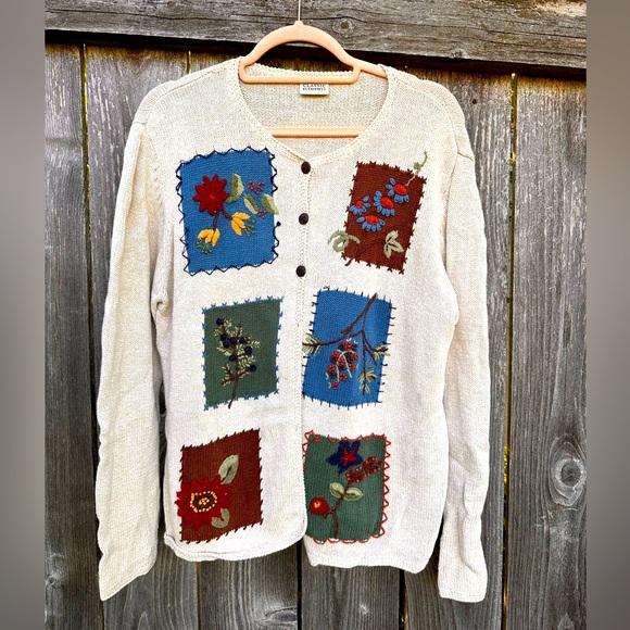 Classic Elements Patchwork Cardigan - Picture 1 of 4